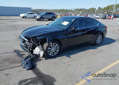2017 Infiniti Q50 2.0T Premium from USA, damaged, VIN JN1CV7AP2HM641886